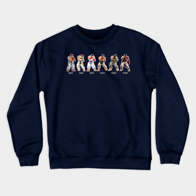 Ryu Evolution Crewneck Sweatshirt by dankdesigns